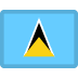 Flag of Saint Lucia emoji